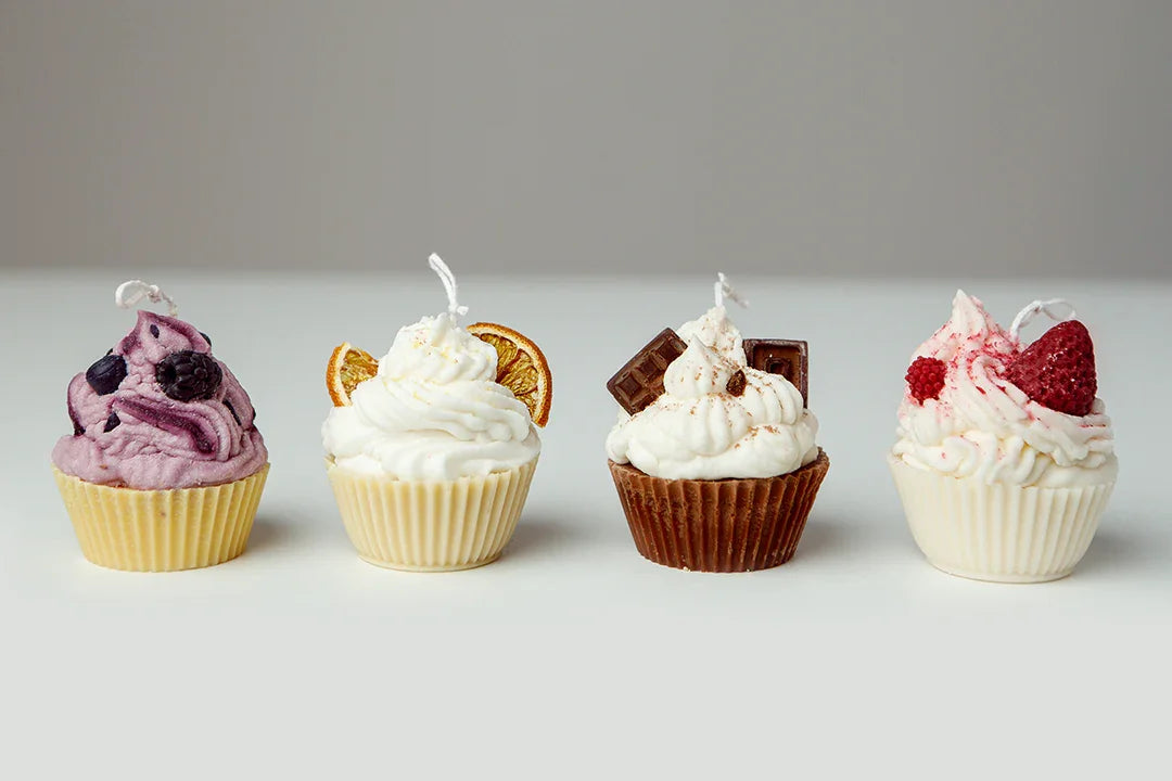 Candela Cupcake ai Frutti Rossi | Candela Profumata - Lumiher - LumiHer