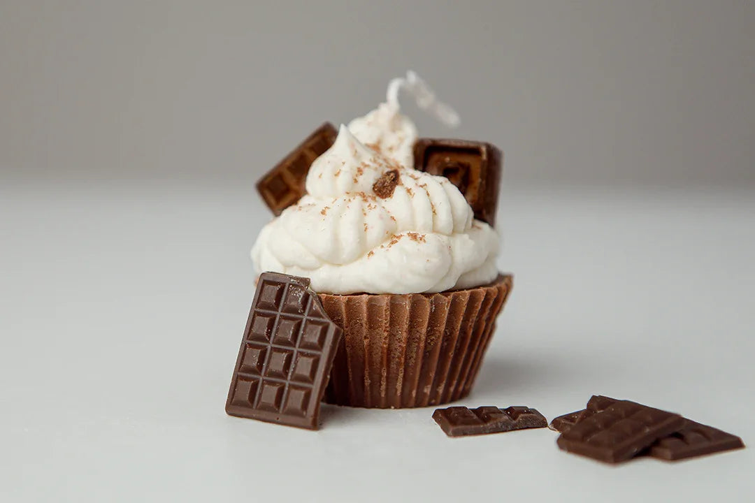 Candela Cupcake al Cioccolato | Candela Profumata - Lumiher - LumiHer