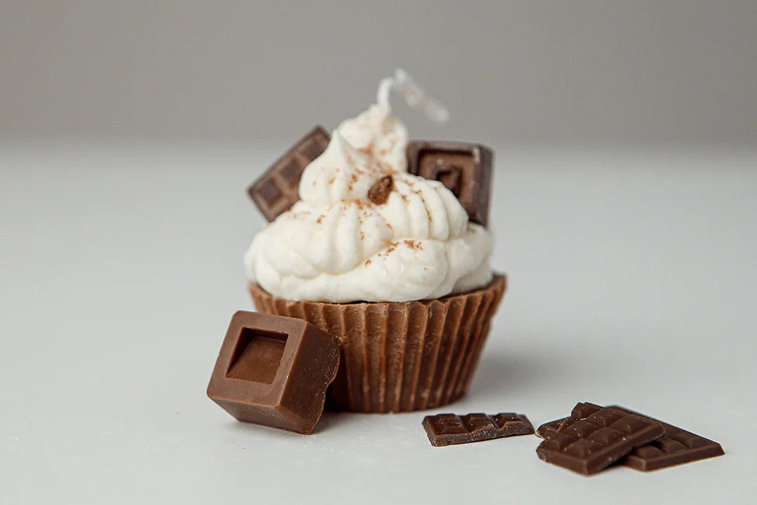 Candela Cupcake al Cioccolato | Candela Profumata - Lumiher - LumiHer