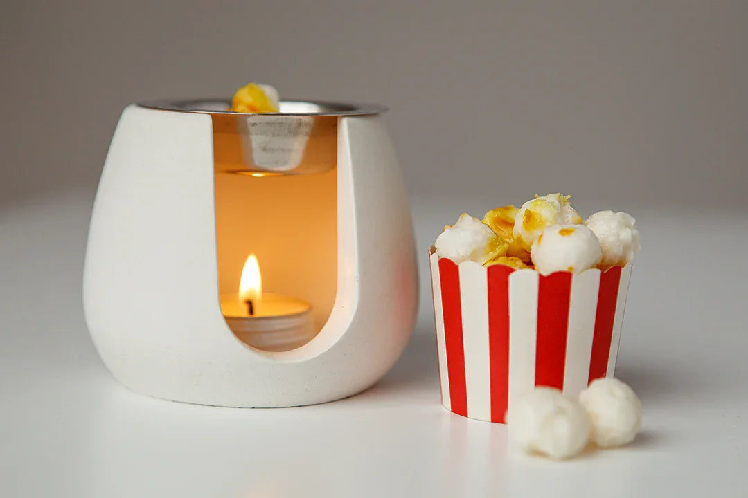 Tart Pop-corn per Brucia Essenze Caramello Salato - Lumiher - LumiHer